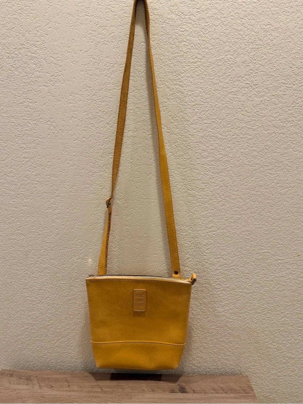 Portland Festival Leather Sunflower Shoulder Crossbody